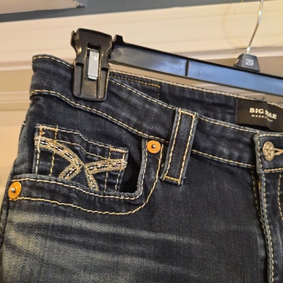 Big Star Jeans Womens 29 Long Maddie Boot Bootcut Western Cowgirl Rodeo *Hemmed - Picture 7 of 14